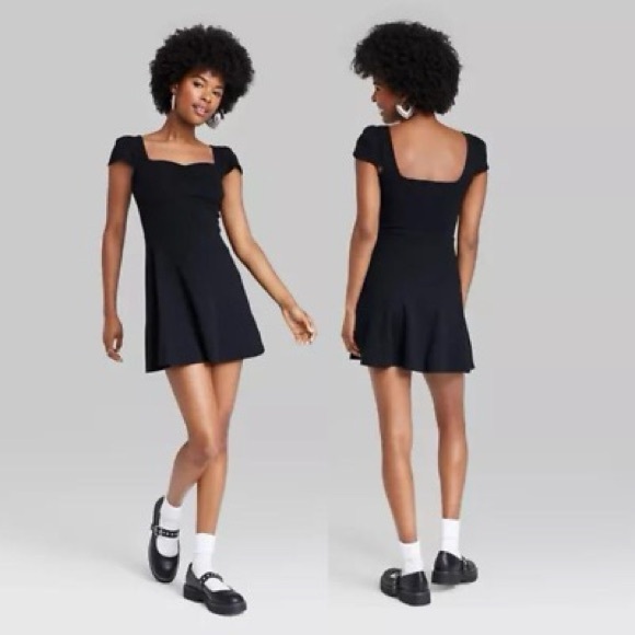 Wild Fable Cap Short Sleeve Skater Dress - Picture 1 of 2